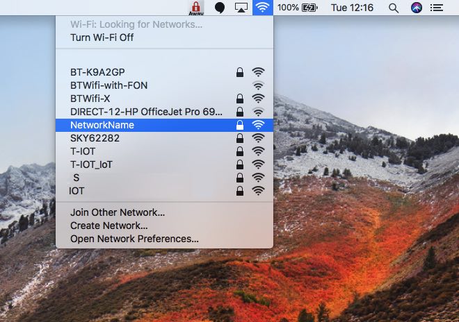 Your Raspberry Pi will now appear as a Wi-Fi network, and you connect to it from any Wi-Fi enabled device.