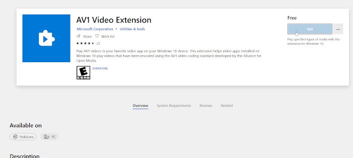 Av1 Playback Enable Windows Av1 Playback Enable Windows