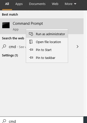Could Not Find Cmd 1