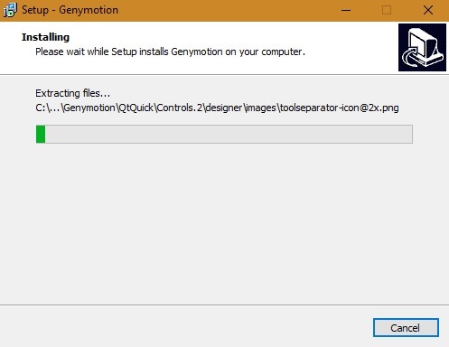Genymotion Win10 Installing 1