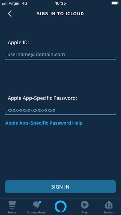 Google Microsoft Apple Calendar App Specific Password Sign into your iCloud account using the app-specific password you generated in the previous step.