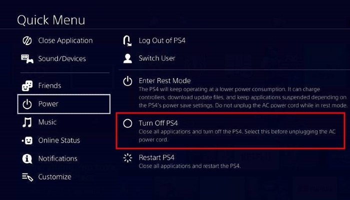 Ps4 Quick Menu Off Ps4 Quick Menu Off