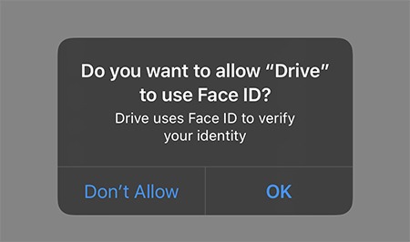 Secure Google Drive Settings Face Id Activation Secure Google Drive Settings Face Id Activation
