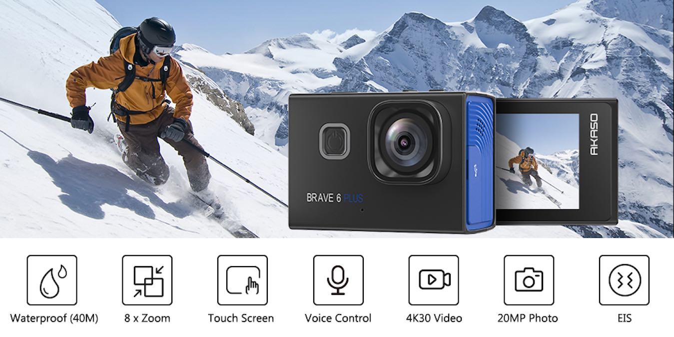 AKASO Brave 6 Plus Action Camera: Capture the Excitement