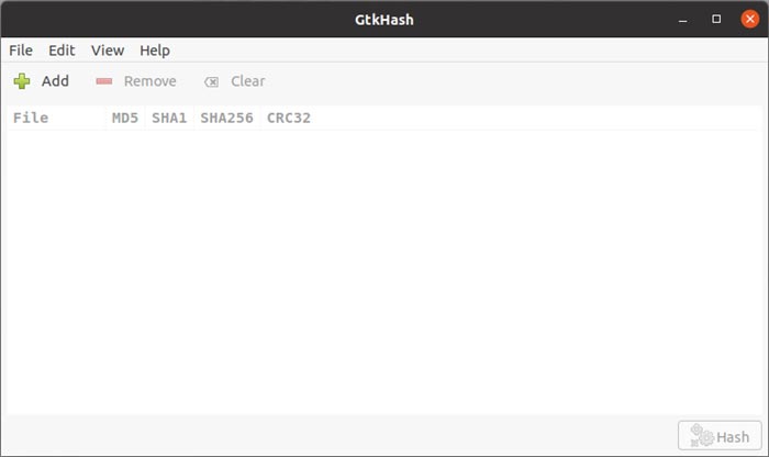 Check Hashes With Gtkhash Interface