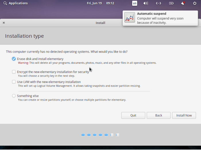 Elementary Installer Elementary Installer