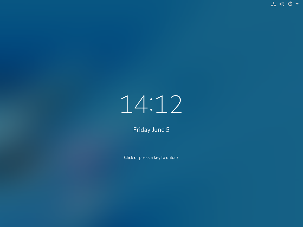 Fedora Lock Screen