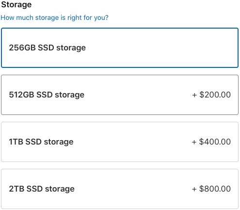How Much Storage Mac Storage Costs