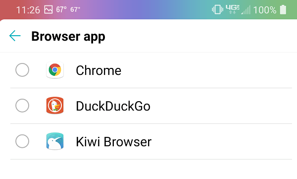 How To Set Default Apps In Android 10 Default Browser