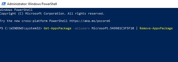 How To Uninstall Cortana After Windows May 2020 Update Open Powershell Uninstall