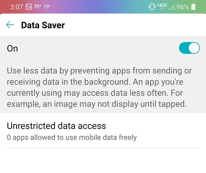 How To Use Data Saver On Android Data Saver On