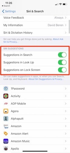 How To Use Siri Suggestions Ios Siri Suggestions