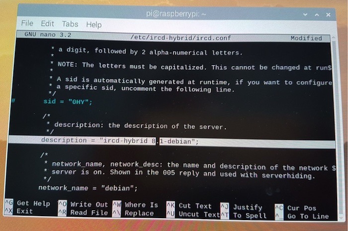 Irc Chat Server Configuration Debian Provide a short description, which will be visible to anyone who tries to connect to your server.