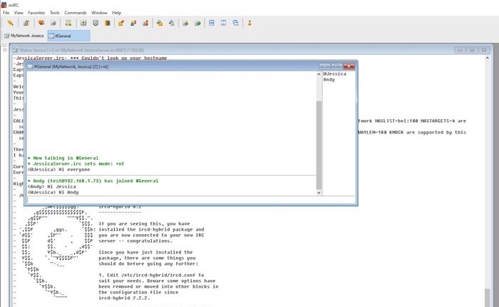 Irc Chat Server Realtime Messaging Once you're connected to your server, you're ready to start chatting!