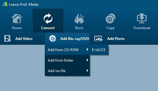 Leawo Profmedia Bluray Add Dvd