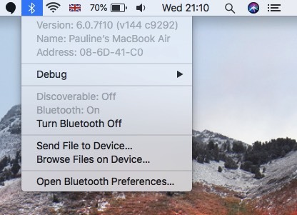 You can access macOS' "Debug" menu, using the &ldquo;Shift+Option&rdquo; keyboard shortcut.