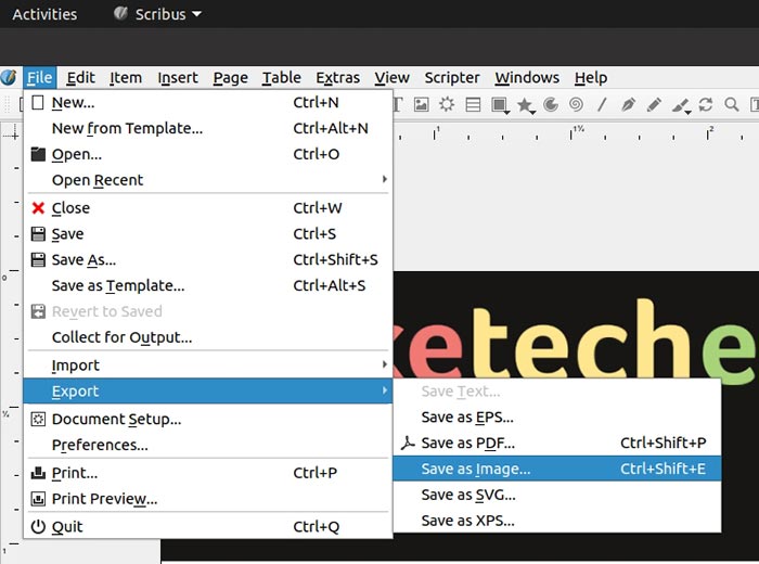 Make Business Card With Scribus Export To Image Make Business Card With Scribus Export To Image