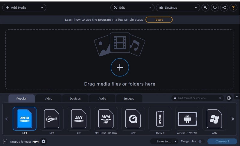 Movavi Video Converter 20 Premium Startup
