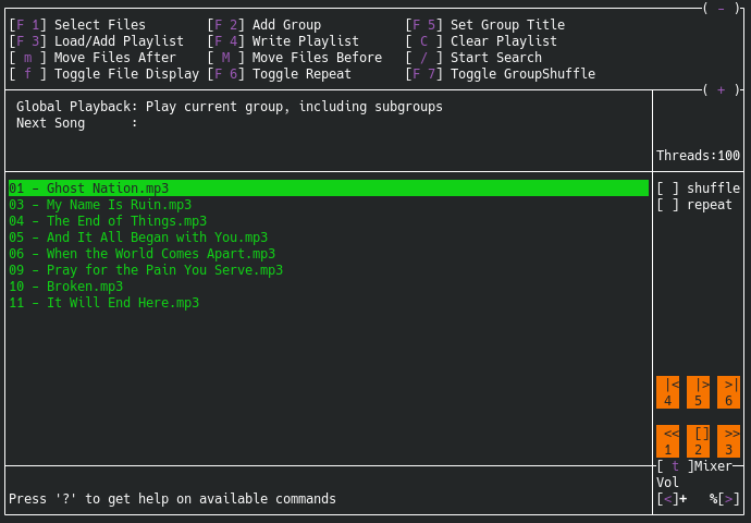 Mp3blaster First Playlist