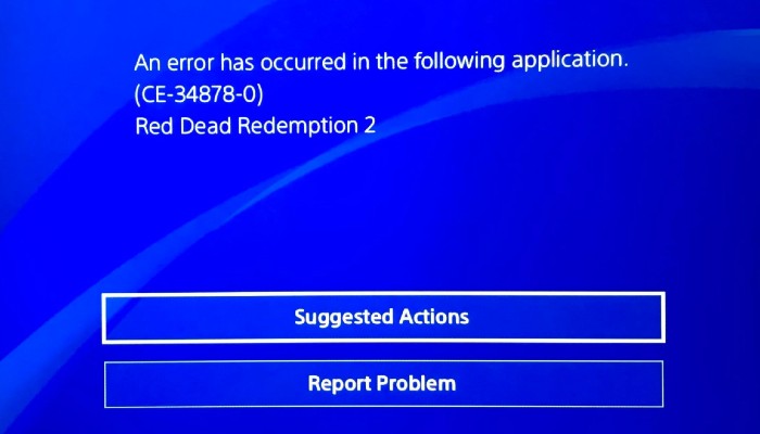 Ps4 Error Application Ps4 Error Application