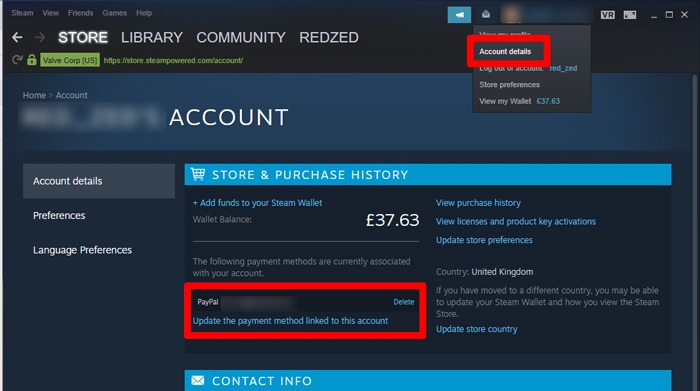 Steam Not Working Opening Paypal 1