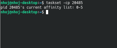 Taskset Finding Affinity Taskset Finding Affinity