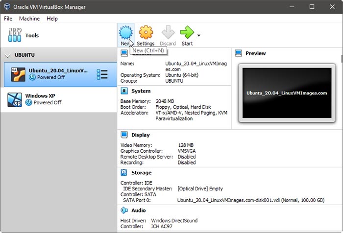 Use Ubuntu Without Installing Create New Vm
