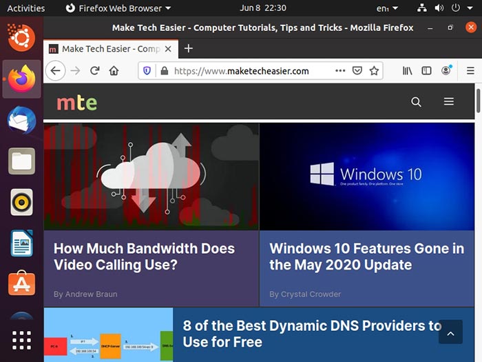 Use Ubuntu Without Installing Live Environment Firefox