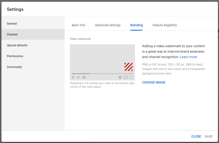 Video Watermarks Branding Choose Image