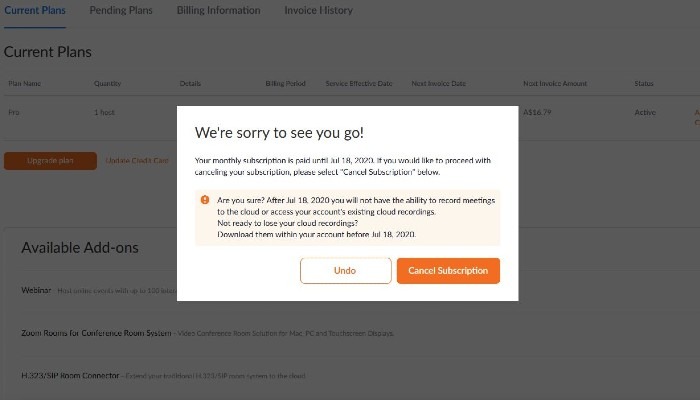 Zoom Cancel Confirm Zoom Cancel Confirm