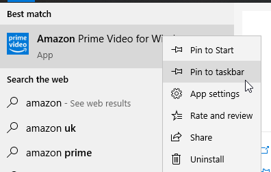 Amazon Video App Pin Amazon Video App Pin