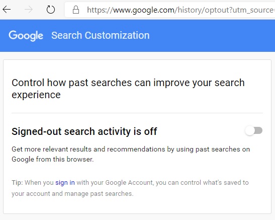 Anonymize Google Signed Out Search Off 1