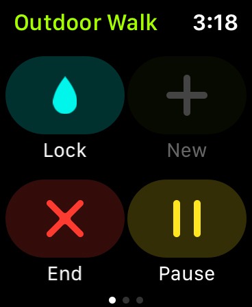 Apple Watch Workouts Options