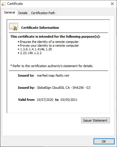 Chrome Privacy Error Certificate