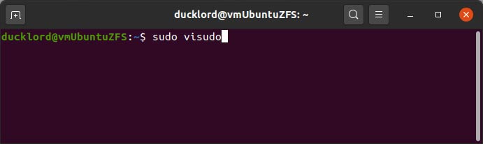 Disable Sudo Password Sudo Visudo
