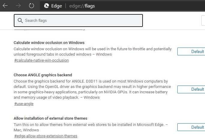 Edge Flags Access 1