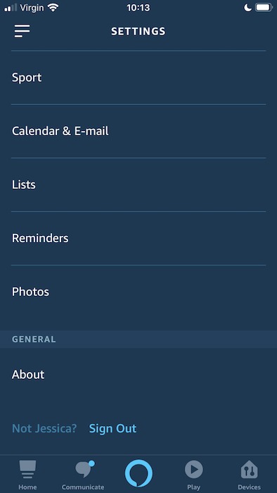 The Amazon Alexa app integrates with Todoist.