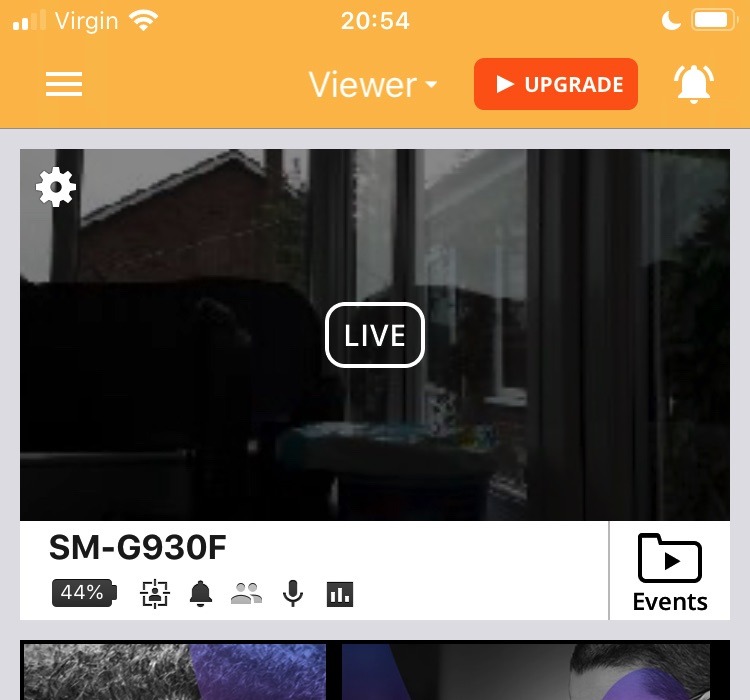 Alfred can send a push notification to your smartphone or tablet, every time it detects movement. 