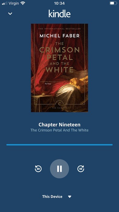 You can interact with your Kindle ebook, using vocal commands or via the Amazon Alexa app.