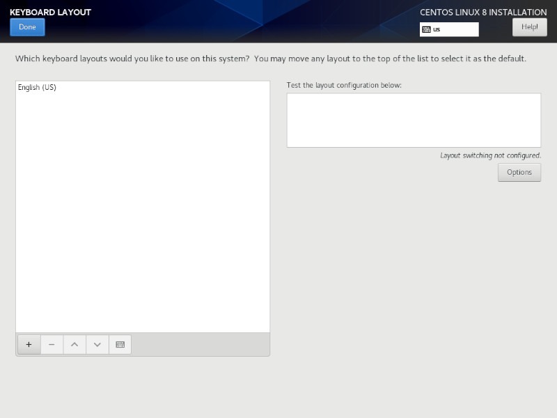 Anaconda Centos Keyboard Layout 2