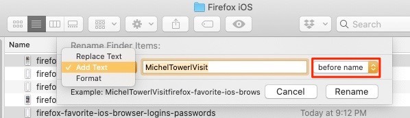 Best Mac Finder Preferences Rename Multiple Files Third