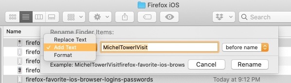Best Mac Finder Preferences Rename Multiple Files