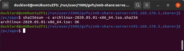 Check Hashes With Gtkhash Terminal Hash Check