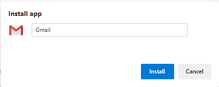 Create Gmail Desktop App Microsoft Edge Install