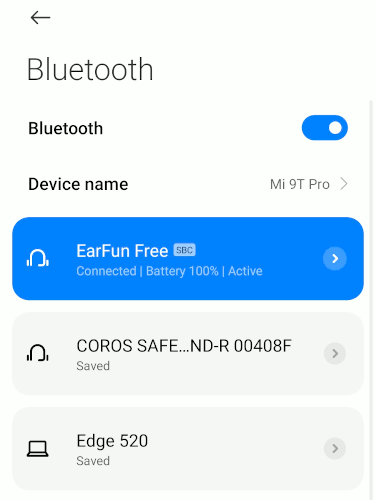 Earfun Free Bluetooth Connection 1