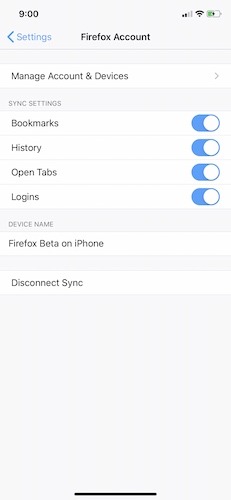Firefox Favorite Ios Browser Sync