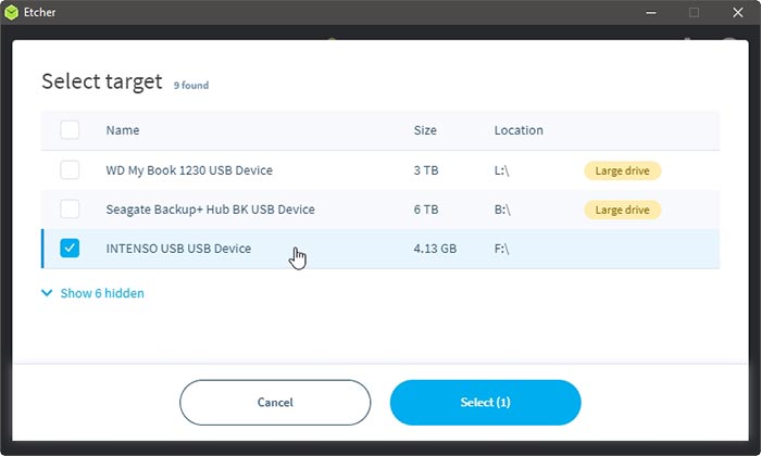 Flash Os Images With Balenaetcher Select Target