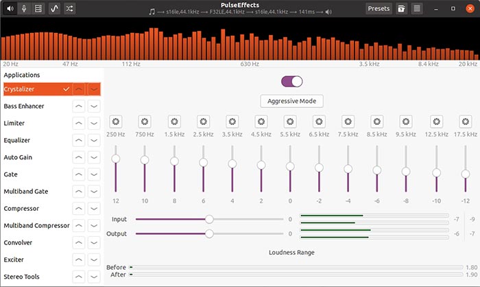 Free Audio Upgrade With Pulseeffects Crystalizer