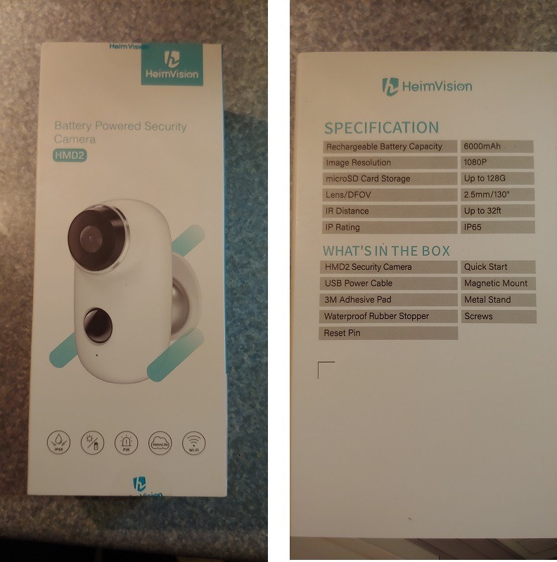 Heimvision Hmd2 Wireless Security Camera Review Box