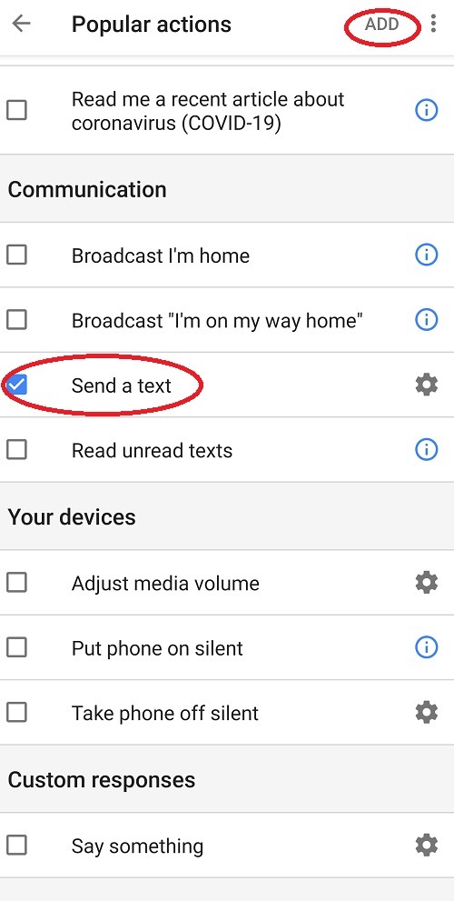 How To Create An Android Emergency Routine With Google Assistant Send Text